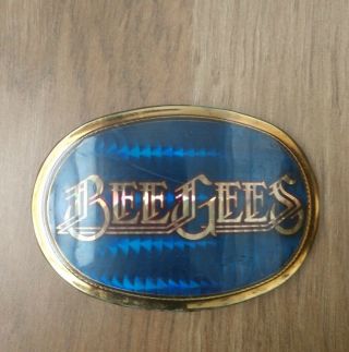 Bee Gees Vintage Belt Buckle - Pacifica 1977 - Disco Glam Pop