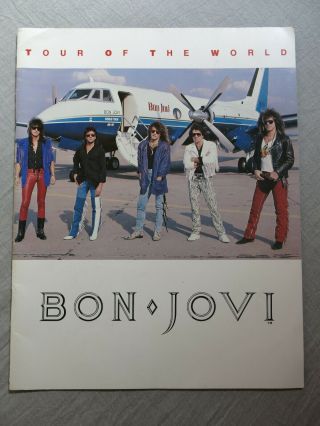 Bon Jovi Tour Of The World 1987 Tour Programme