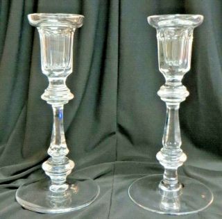 Vintage Waterford Crystal Candlesticks Candle Holders 1 Curraghmore 8 "