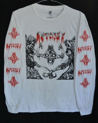 Autopsy Live From The Grave1989 Album Long Sleeve Shirt Xl Rare Deicide Impetigo