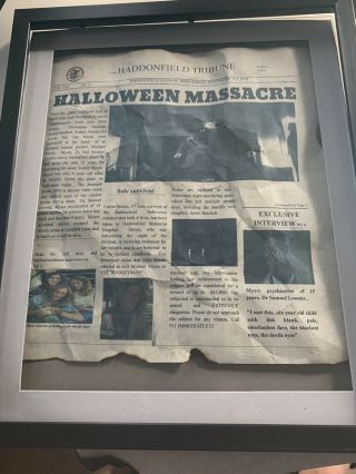 Michael Myers Halloween 1978 News Print