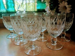 Vintage (1969) Waterford Crystal Colleen Claret Wine Glass - 4 3/4 " Tall