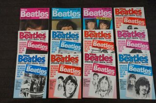 Beatles Book Monthly - Complete Set Of 12 1982 Magazines No: 69 - 80.  Ex To Nr M