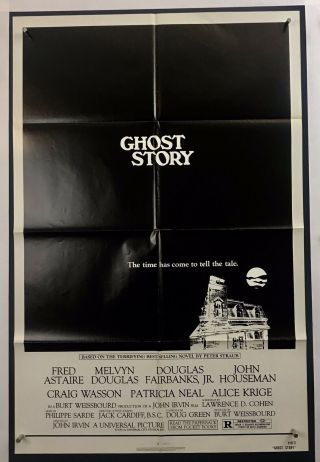 Ghost Story Movie Poster (veryfine) One Sheet 1981 Horror Fred Astaire 3524