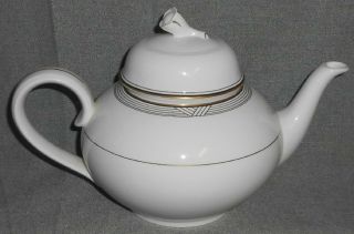 Christopher Stuart Empire House Pattern Bone China Teapot