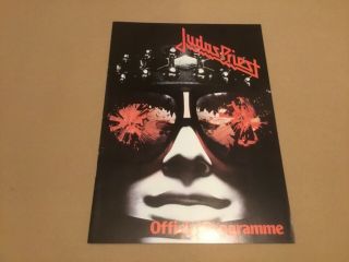 Judas Priest “killing Machine Tour Programme” 1978 U.  K.  Tour Programme