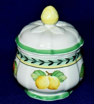 Villeroy & Boch French Garden Fleurence Sugar Bowl With Lid