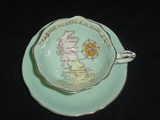 Vintage Paragon Patriotic Series Tea Cup And Saucer - England