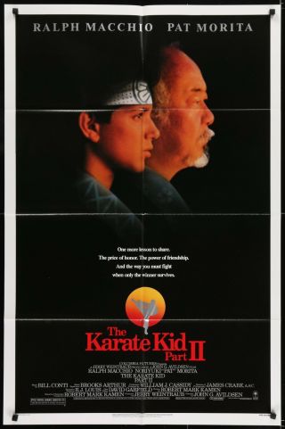 The Karate Kid Part Ii Ralph Macchio 1986 1 - Sheet Movie Poster