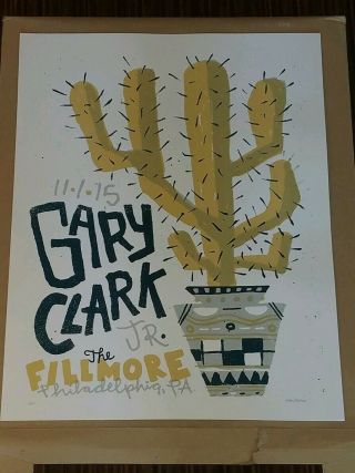 Gary Clark Jr Tour 11/1/15 The Fillmore Posters Number 16 Of 100.  Rare