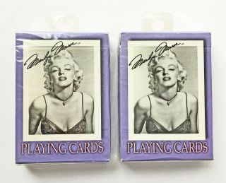 2 Decks Marilyn Monroe Playing Cards Bicycle Brand - -
