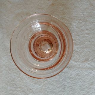 Pink Federal Glass Madrid Vase 8.  5 
