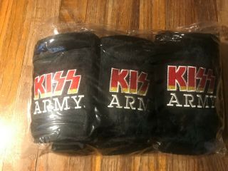 Set Of 3 Kiss Army Rock And Roll Band Golf Club Head Covers 1,  3 & X Clubs Rare