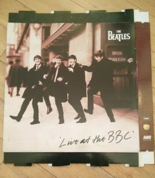 Beatles ' Live at The BBC ' Promo Album Sampler CD & Retail Point of Display 4