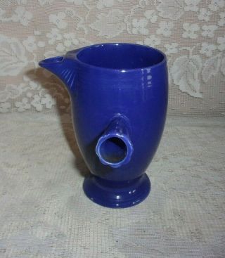 Vintage Fiesta Cobalt Blue Demitasse Stick Handle Coffee Server Pot - Rare