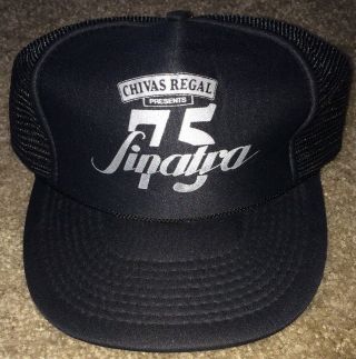 Frank Sinatra Concert Tour 75th Anniversary Chivas Regal Trucker Hat Unworn