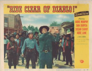 Ride Clear Of Diablo 1954 11x14 Lobby Card 8