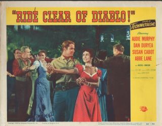 Ride Clear Of Diablo (1954) 11x14 Lobby Card 2