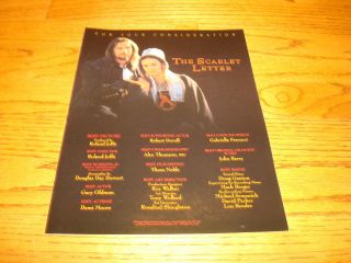 The Scarlet Letter 1995 Oscar Ad Demi Moore,  Gary Oldman & Leaving Las Vegas
