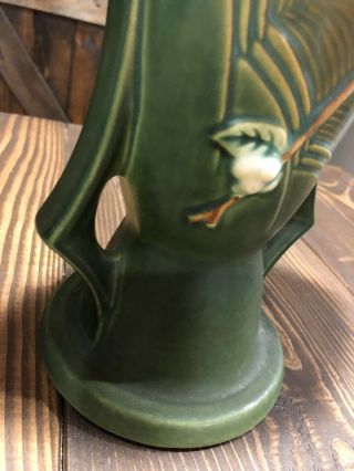 Vintage Roseville Pottery Green Snowberry Vase 1V2 - 12 3