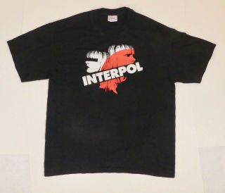 Interpol Concert Tee Size Large