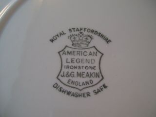 Vintage J&G Meakin American Legend (4) Dinner Plates Staffordshire England B 2