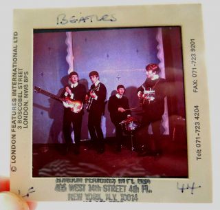 Beatles Live 70mm Slide Negative - Uk Archive - Rare Promo Superbs