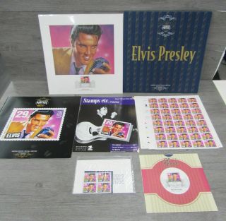1993 Elvis Presley Usps Commemorative Stamp Album
