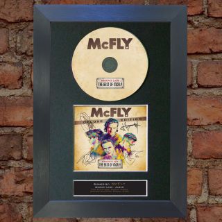 MCFLY Memory Lane Album Signed CD Mounted Autograph Photo Prints A4 18 4