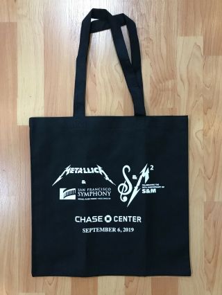 Metallica San Francisco S&m2 Chase Center Bag