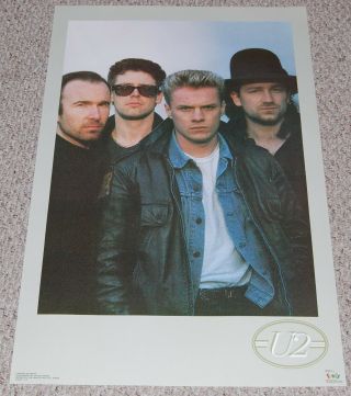 U2 Joshua Tree Group Pose Poster 1986 Funky 3099 Bono The Edge