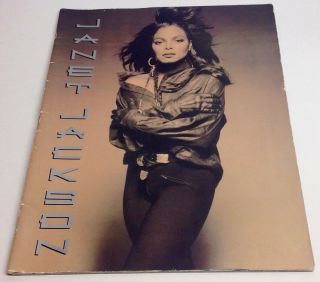 Janet Jackson: 1990 Rhythm Nation World Tour Large Concert Program