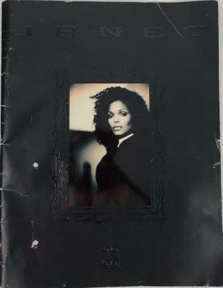 Janet Jackson 1998 The Velvet Rope World Tour Concert Program Book