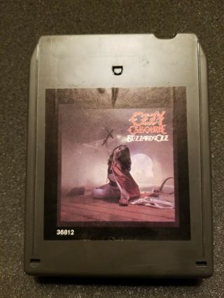 Ozzy Osbourne Blizzard Of Ozz 8 Track Tape 1981
