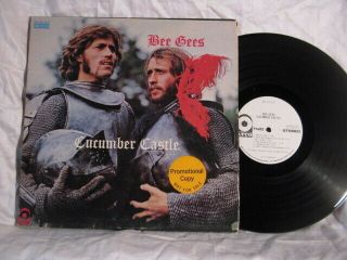 Bee Gees Cucumber Castle Atco White Label Promo Lp Record - Scarce See
