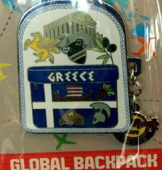 Hard Rock Cafe Athens Greece Global Backpack Series 2019 Pin