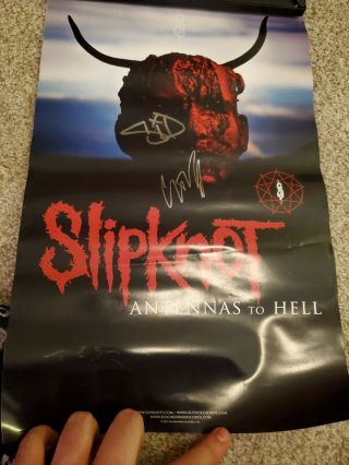 Slipknot Autograph 11x17 Poster (3 Members)