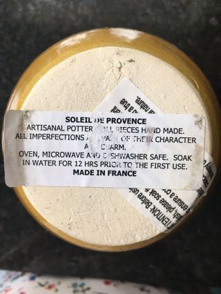 Vintage French Ceramic Planter Soleil De Provence 8
