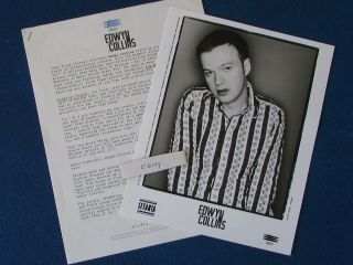 Edwyn Collins - Press Release (3 Pages) And Press Photo - 1997