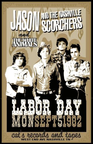 Jason And The Nashville Scorchers Concert Poster