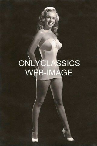 Sexy Marilyn Monroe Swimsuit Voluptuous Photo Busty Pinup Cheesecake