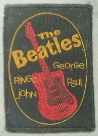 The Beatle - 1964 Official Beatles Embroidered Patch & Fan Club Order Form
