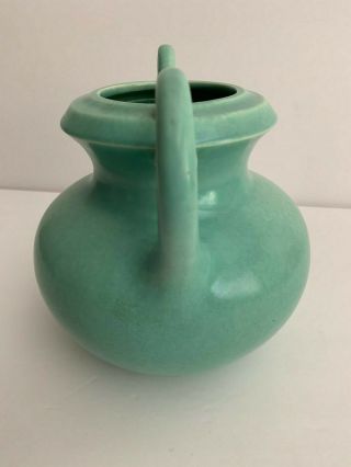 Vintage Red Wing Pottery 721 Green Vase 5