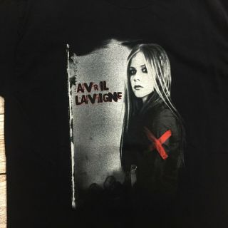 Avril Lavigne Under My Skin 2004 North American Tour Concert T Shirt Sz Xl