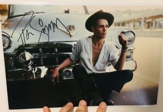 Paul Simonon Signed Picture The Clash Autograph Rock Punk Joe Strummer