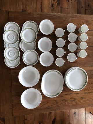 44 Crazy Daisy Corelle Dishes By Corning Plates Mugs Bowls Platter Serving Bowls