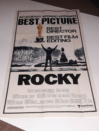 1981 Topps Movie Poster Rocky