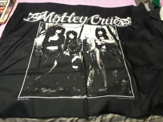 Motley Crue Wall Tapestry Poster 1989 Dr Feelgood