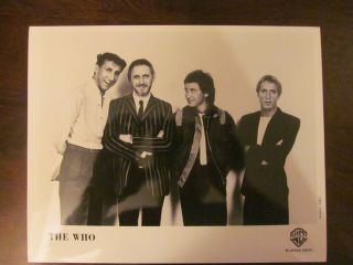 1982 The Who Band Promo Photo - Not To The Public