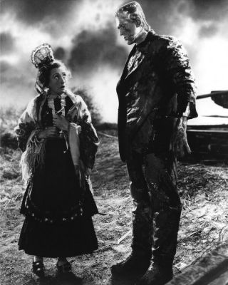 Bride Of Frankenstein Boris Karloff Una O 